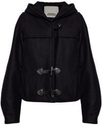 Isabel Marant - Long-Sleeved Hooded Casual Jacket - Lyst