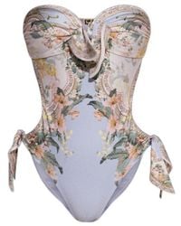 Zimmermann - Wylie Scarf Tie 1Pc Swimsuit - Lyst