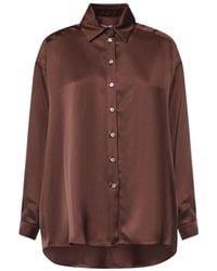 Ottod'Ame - Ottod'Ame Satin Button-Up Shirt - Lyst