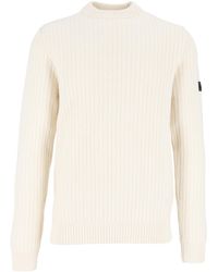 Barbour - Oxham Knitted Jumper - Lyst