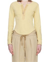Isabel Marant - Talicia Long-Sleeved Henley Shirt - Lyst