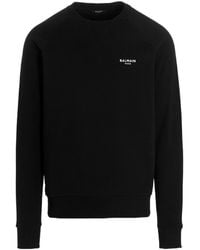 Balmain - Logo-Print Sweatshirt - Lyst