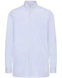 Maison Margiela - Striped Cotton Shirt - Lyst