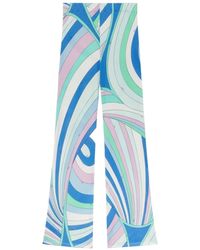 PUCCI - Marmo Printed Flared Trousers - Lyst