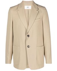 Ami Paris - Single-Breasted Blazer - Lyst