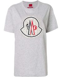 Moncler - Crew Neck Short-Sleeve T-Shirt - Lyst