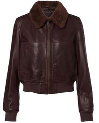 Nili Lotan - Zippered Leather Jacket - Lyst