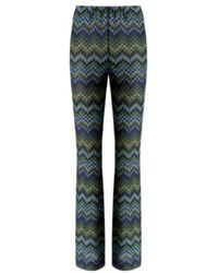 Missoni - Snake Motif Viscose Flare Trousers - Lyst