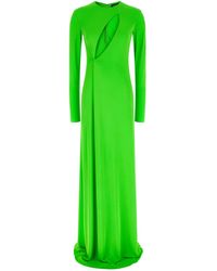 Tom Ford - Long Sleeve Slash Front Evening Dress - Lyst
