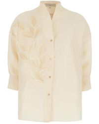 Antonelli - Stand-Collar Embroidered Shirt - Lyst