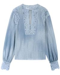 Ermanno Scervino - Long-Sleeve Blouse - Lyst