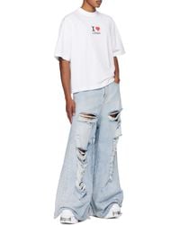 Vetements - I Love Logos-Print T-Shirt - Lyst