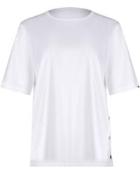 Herno - Button Detail T-Shirt - Lyst