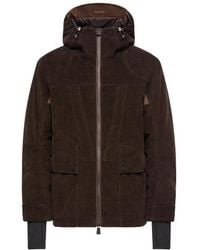 Moncler - Grenoble Airolo Corduroy Insulated Hooded Ski Jacket - Lyst