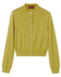 Gucci - Button-Up Knit Cardigan - Lyst