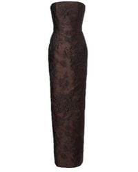 Emilia Wickstead - Laelia Jacquard Corset Gown - Lyst
