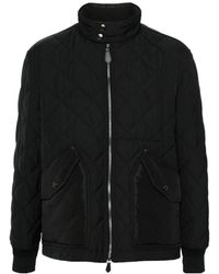 Burberry - Long Sleeved Zipped Quilted Jacket - Lyst