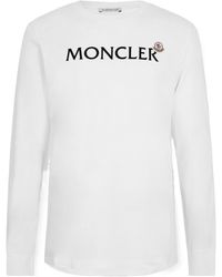 Moncler - Long-Sleeve Crew-Neck T-Shirt - Lyst