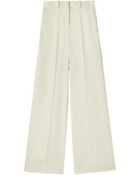 Jil Sander - High-Waisted Wide-Leg Trousers - Lyst