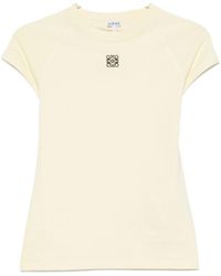 Loewe - Anagram Embroidered Small Fit T-Shirt - Lyst