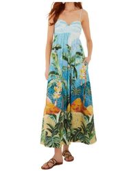 FARM Rio - Rio Mosaic Printed Midi Dress - Lyst
