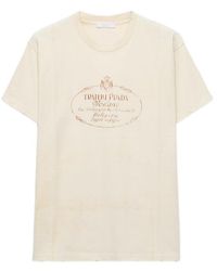 Prada - Garment-Dyed Jersey T-Shirt - Lyst