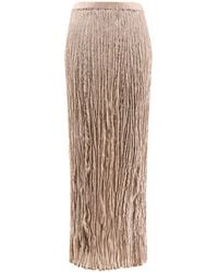 Alysi - Crinkled Elastic-Waist Skirt - Lyst