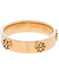 Tory Burch - Multi-Logo Band Ring - Lyst