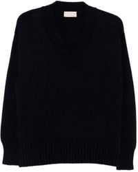 Drumohr - V-Neck Long Sleeve Sweater - Lyst