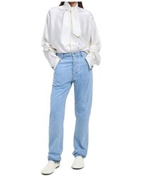 Bottega Veneta - Light Chambray Straight Jeans - Lyst