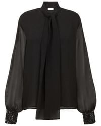 P.A.R.O.S.H. - Embellished Blouse - Lyst