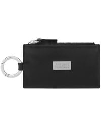 MM6 by Maison Margiela - Logo Plaque Zip-Up Wallet - Lyst