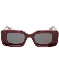 Loewe - Rectangular Frame Sunglasses - Lyst