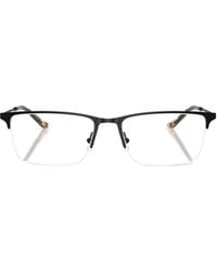 Emporio Armani - Rectangular Frame Glasses - Lyst