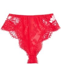 Dolce & Gabbana - Solid Color Lace Briefs - Lyst