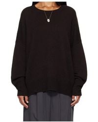 Lisa Yang - Ribbed Crew Neck Sweater - Lyst