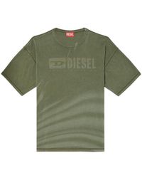 DIESEL - T-Adjust-R13 Laser-Faded Logo T-Shirt - Lyst