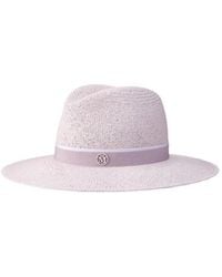 Maison Michel - Zango Logo Plaque Hat - Lyst