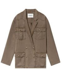 Isabel Marant - Isabel Marant Étoile Nevala Double Breasted Jacket - Lyst
