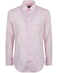 Etro - Plain-Coloured Button-Down Shirt - Lyst