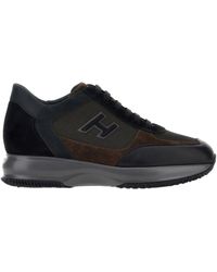 Hogan - Interactive H Lace-Up Sneakers - Lyst