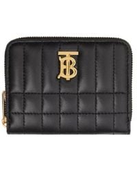 Burberry - Lola Quilted Zip-Around Wallet - Lyst
