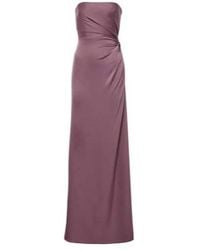 Alex Perry - Strapless Satin Crepe Gown - Lyst