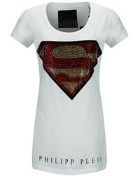 Philipp Plein - Logo Details T-Shirt - Lyst