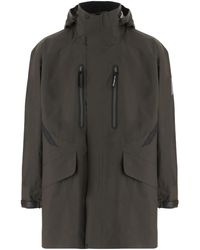 and wander - Hooded Zip-Pocket Coat - Lyst