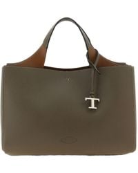 Tod's - Small T Timeless Bucket Bag - Lyst