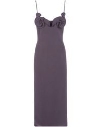 Magda Butrym - Pf 26 Draped Rose Midi Dress - Lyst