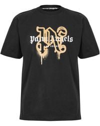 Palm Angels - Crew-Neck Short-Sleeve T-Shirt - Lyst