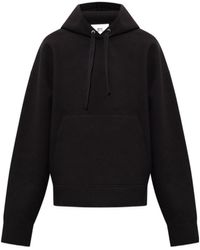 Ami Paris - Drop-Shoulder Drawstring Hoodie - Lyst