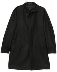 Tagliatore - Long-Sleeved Trench Coat - Lyst
